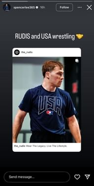 Still taken from Lee's Instagram (Source: @spencerlee365/Instagram)